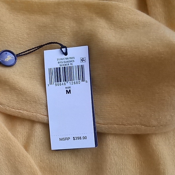 Polo by Ralph Lauren Yellow Turtleneck Sweater - Picture 2 of 4